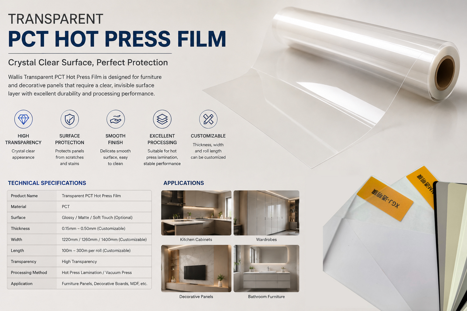 PCT Hot Press Film PCT Hot Press Film