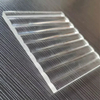 Feuille acrylique à rayures claires personnalisée pour boîte de rangement décorative-WallisPlastic