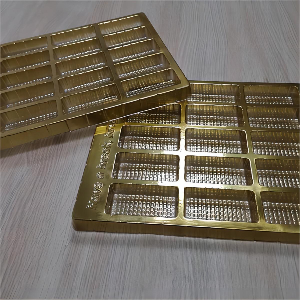 Fornitura in fabbrica Film in PET metallizzato rivestito in oro per Blister-Wallis