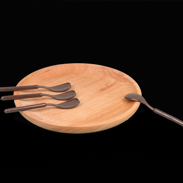 Customized Biodegradable PLA Birthday Cake Knifes and Forks-wallis