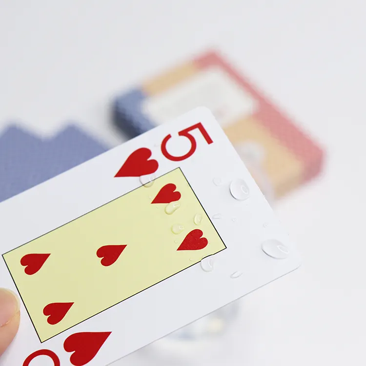 Custom Logo Printing Picture Game Pvc Playing Card Material-WallisPlastic