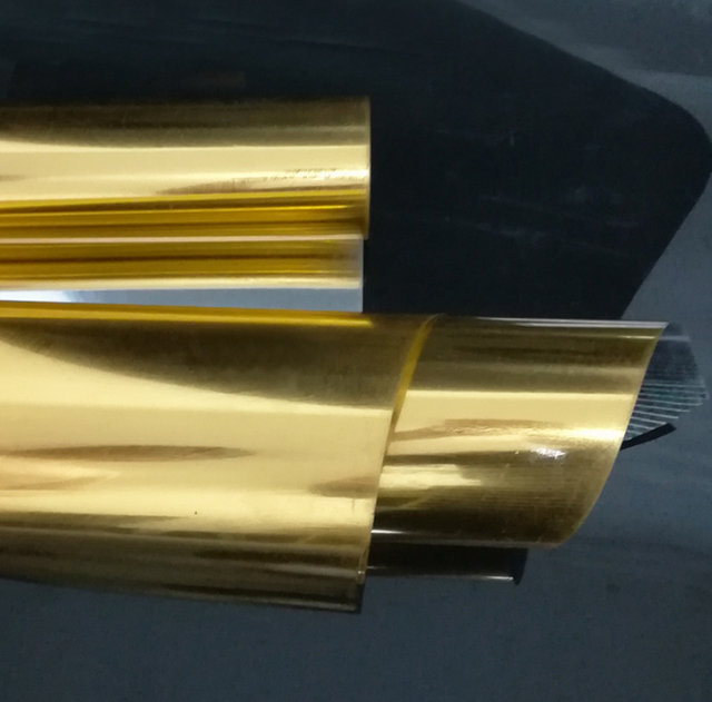 Factory Supply Gold Coated Metallized PET Film for Blister-Wallis