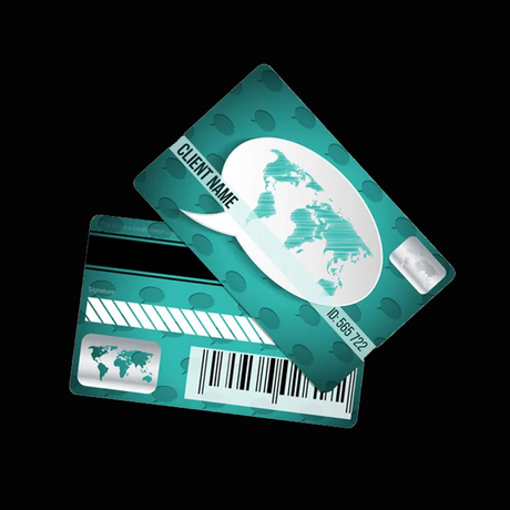 Custom Metal ID Card Blank Metal Business Member Cards-WallisPlastic