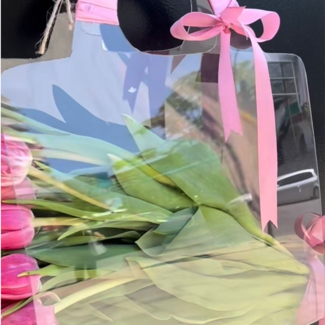 High Quality Transparent PET Sheet for Make Bouquet Bags-Wallis