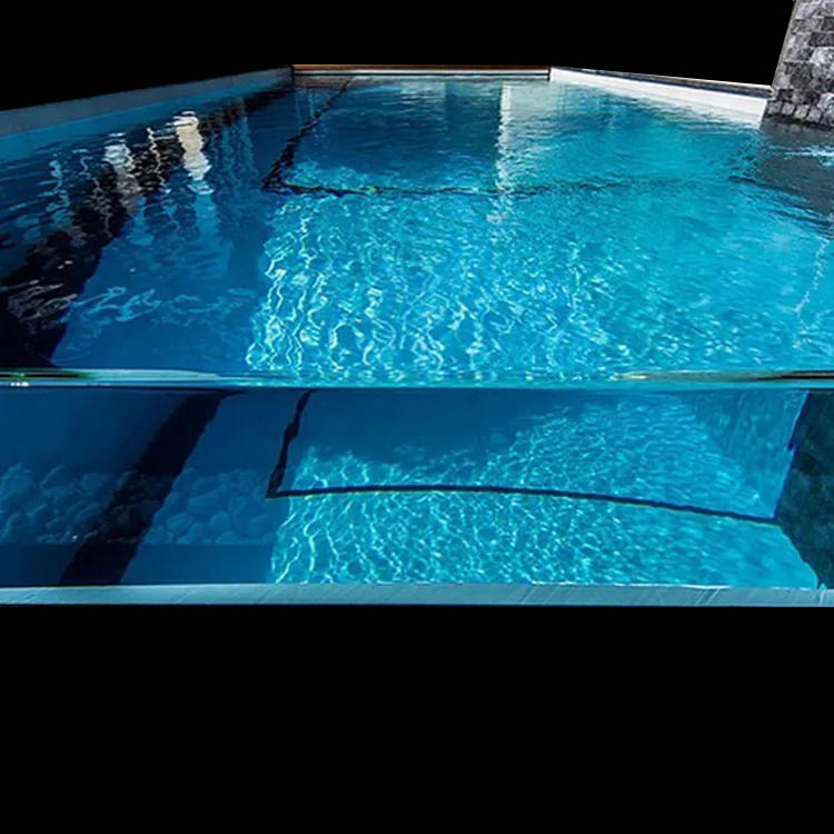 สระว่ายน้ำว่ายน้ำอะคริลิคใสแบบโค้งงอได้คุณภาพสูง Baffle-WallisPlastic