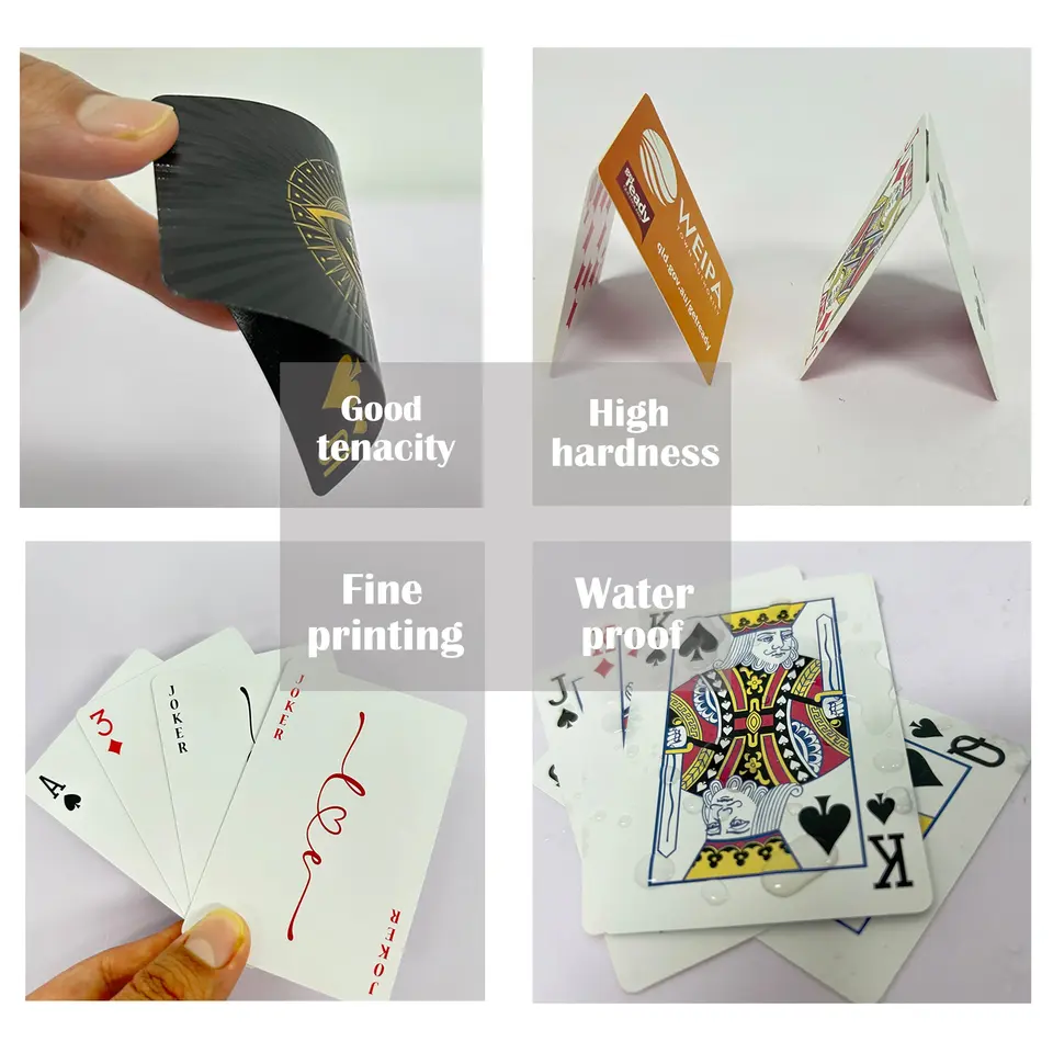 Custom Logo Printing Picture Game Pvc Playing Card Material-WallisPlastic