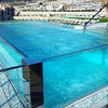 Yüksek Kaliteli Ultra Şeffaf Akrilik Bükülebilir Yüzme Havuzu Baffle-WallisPlastic