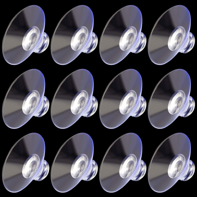 Different Sizes Transparent Strong Suction PVC Suction Cup-WallisPlastic