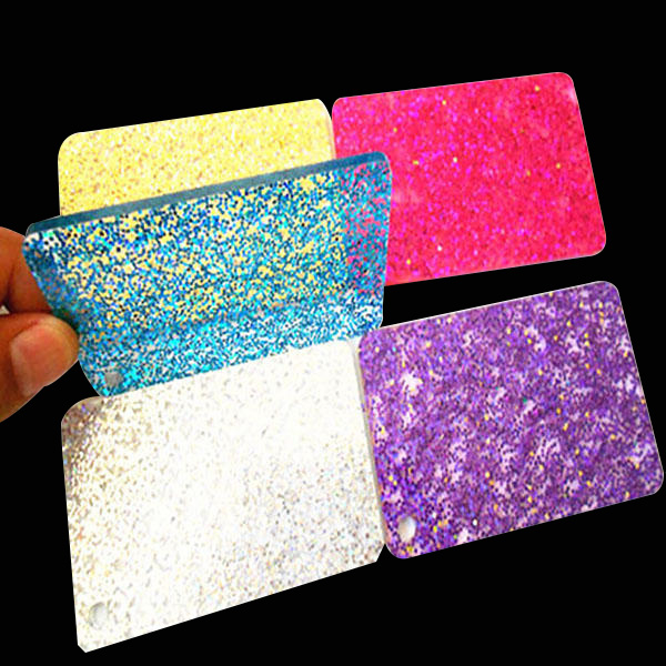 Dekorat&iacute;v egyedi plexi &uuml;veg csillog&oacute; akril lap-WallisPlastic