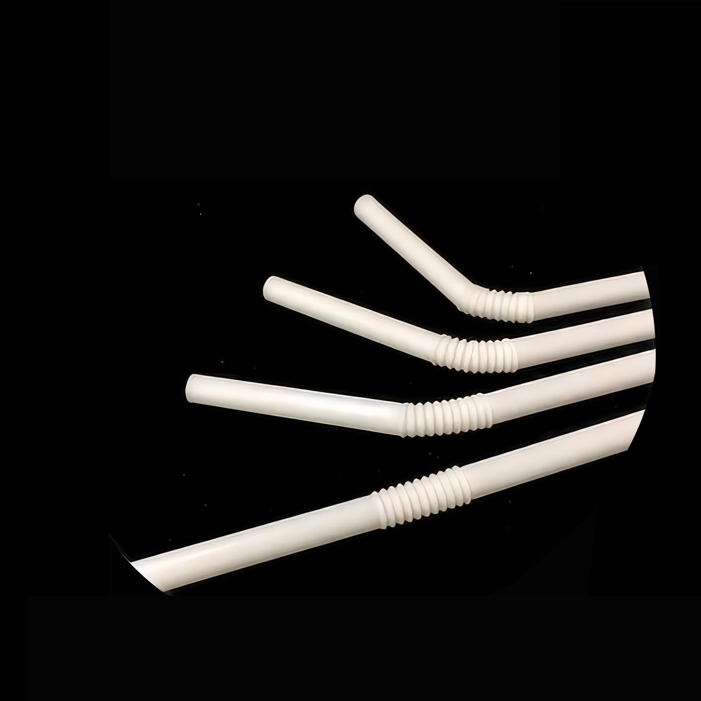 Biodegradable PLA Eco Straws Compostable Disposable Bent Straws-wallis
