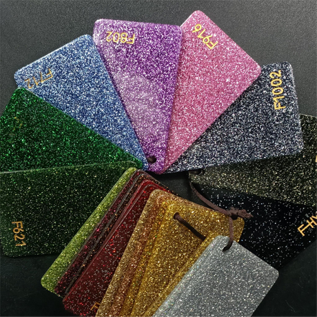 Cast Opaque Glitter Acrylic sheet for Laser Cutting-WallisPlastic