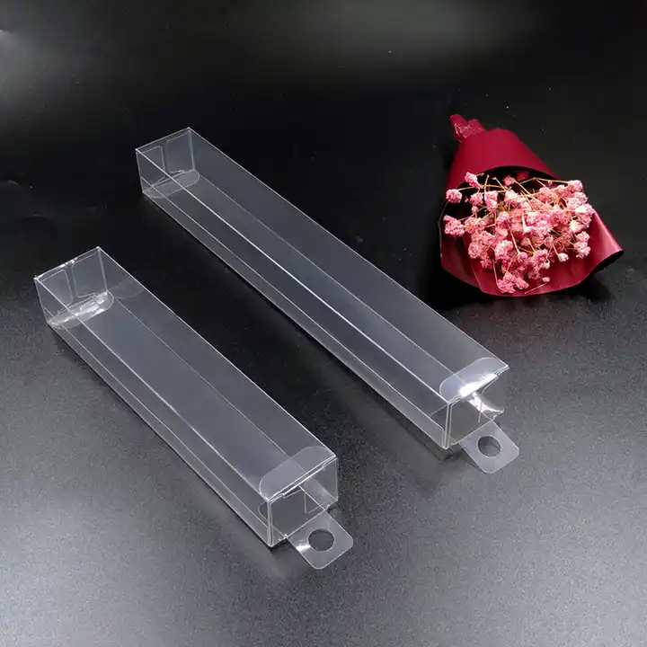 Hochwertige transparente Kunststoffbox PET-Faltbox-Wallis