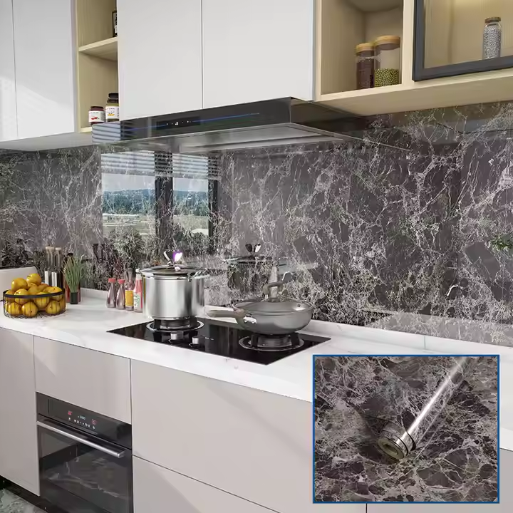Tehase müük PVC Decor Marmorist filmirull mööbli paneelile