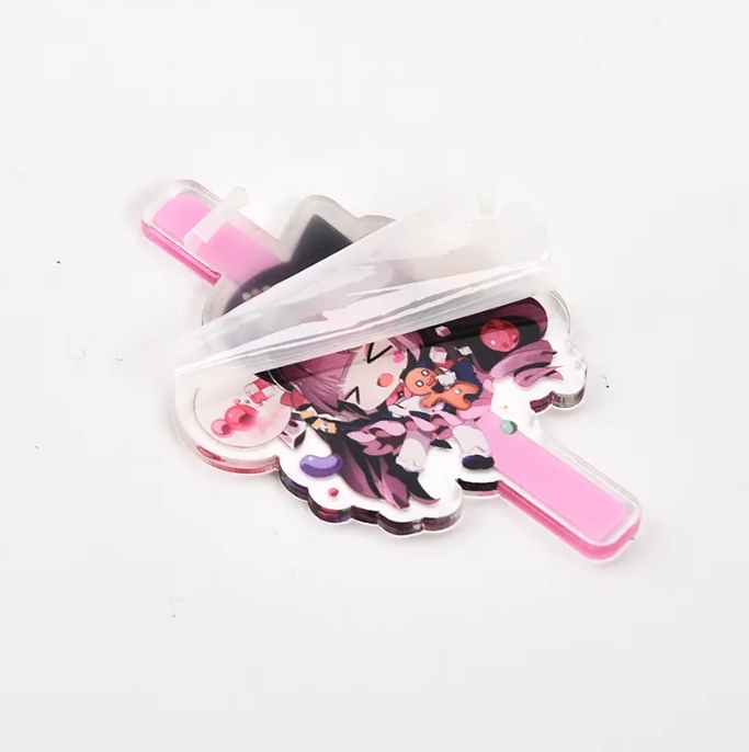 Commic Carousel Commel Cacousel Styelee Juyawa sau biyu bayyananne acrylic nuni