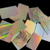 Different Types Holographic PVC Rainbow Film Overlay for Making Card