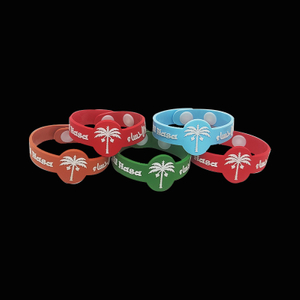 Pulseiras de PVC personalizadas e pulseiras de silicone com fabricante de chips