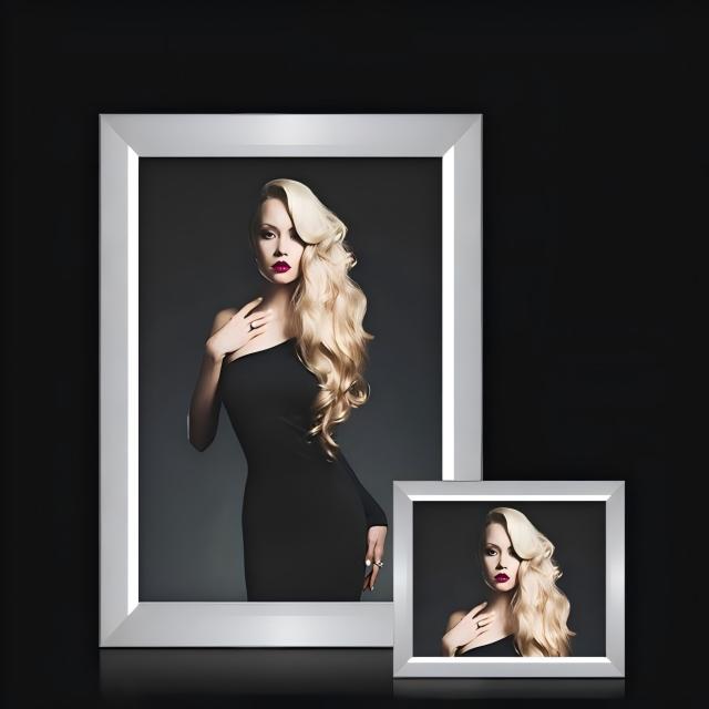 Window snap frame 23mm LED light box | Wallis Custom