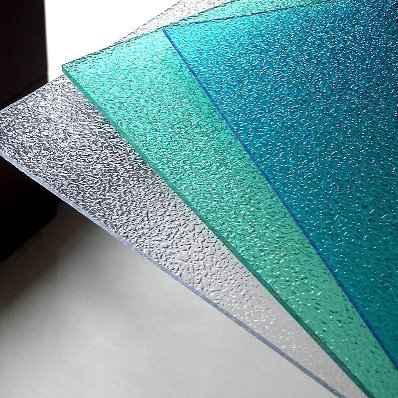 M embossed diamond teamtured takardar polycarbonate takardar