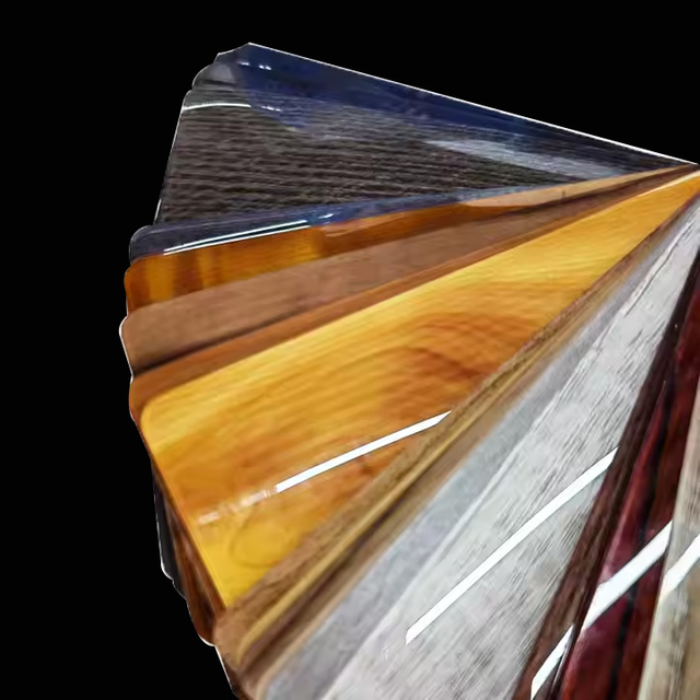 Transparent Acrylic Laminate with Printable PVC Sheet for High-Gloss Furniture Film