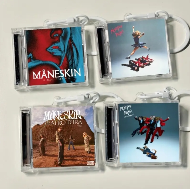 NFC Album NFC Album NFC Keychain CD Kiɗa Keykara Mini Cd Vinyn Hannle