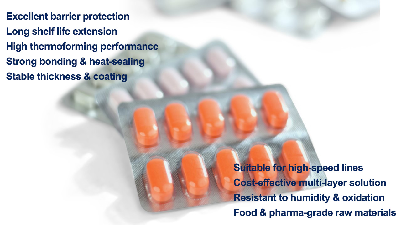 Ubwino wa PVC / EVOH / LDEP