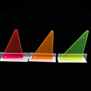 Bảng hiển thị acrylic huỳnh quang màu sắc khác nhau tùy chỉnh
