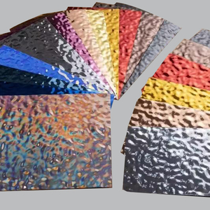 Color Water Wave Metallic PETG Film For Panel Decorative