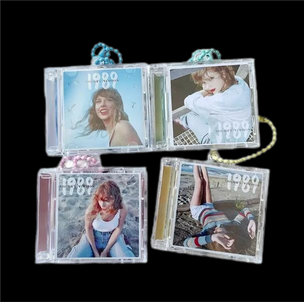 NFC Album NFC Album NFC Keychain CD Kiɗa Keykara Mini Cd Vinyn Hannle