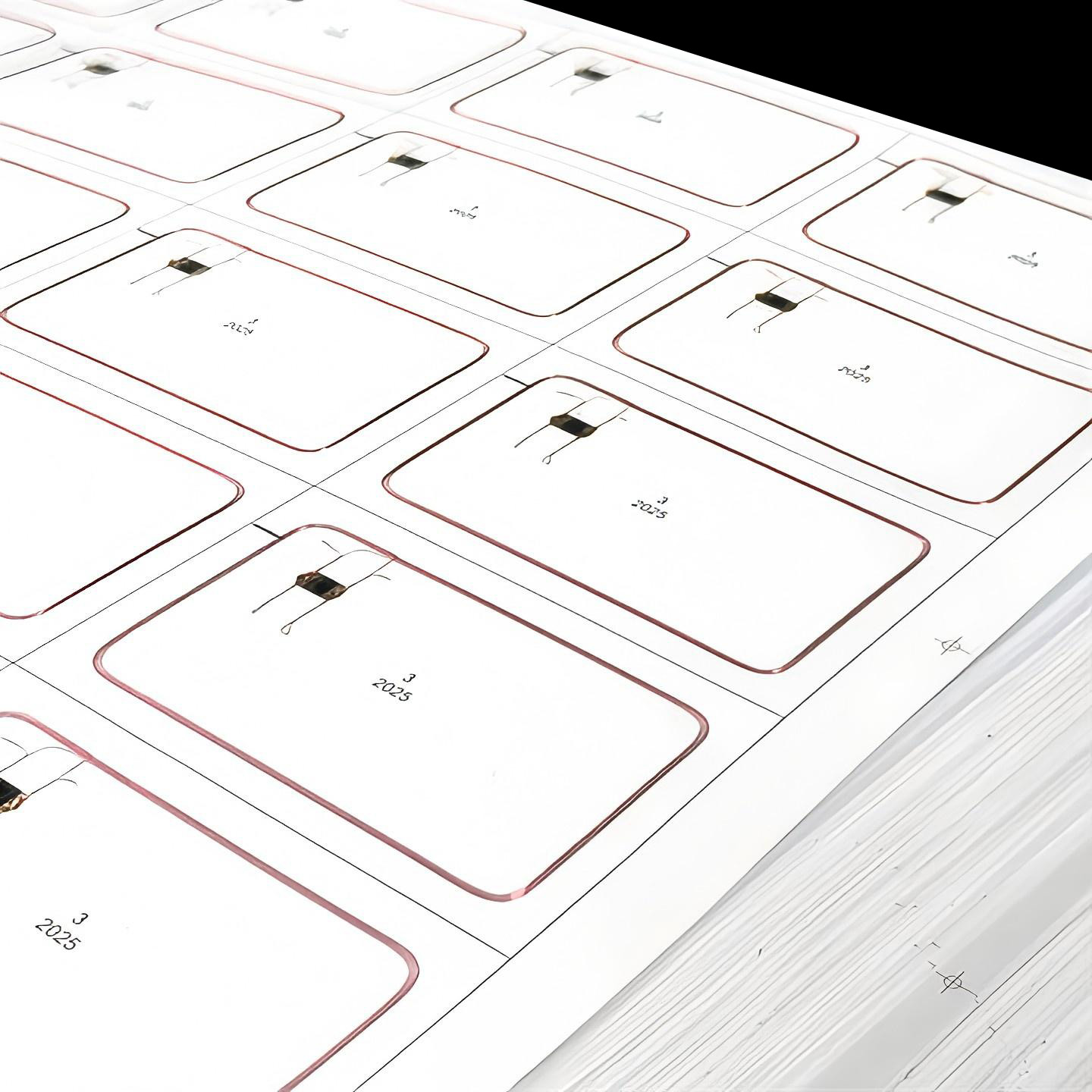 125KHz 13.56MHz RFID Inlay PVC Prelam Inlay Sheet for Card