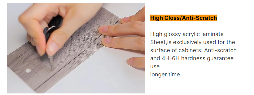 Scratch-Resistant Acrylic furniture film