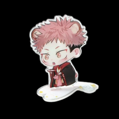 Hot factory direct transparent acrylic standing card game anime desktop ornaments star humanoid standing card