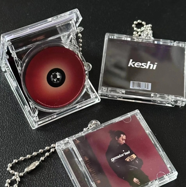 NFC Album NFC Album NFC Keychain CD Kiɗa Keykara Mini Cd Vinyn Hannle