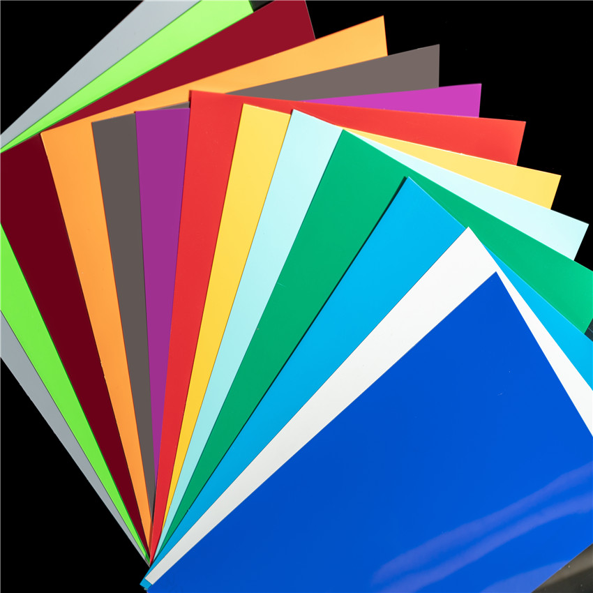 High color fastness custom colored core sheets
