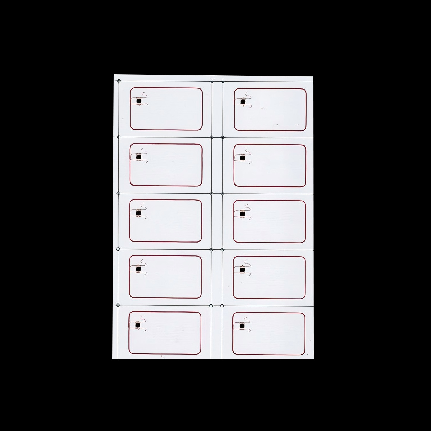 125KHz 13.56MHz RFID Inlay PVC Prelam Inlay Sheet for Card