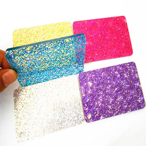 acrylic glitter color