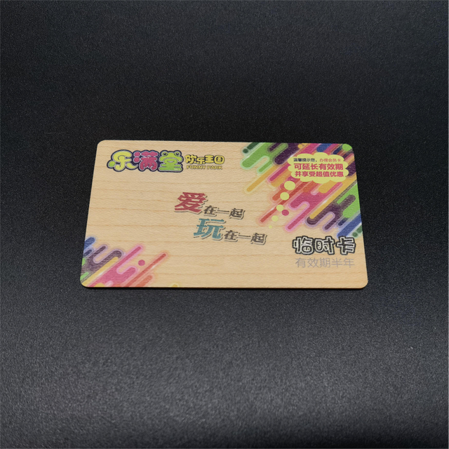 NTAG 215 Bamboo NFC Wood Card-WallisPlastic