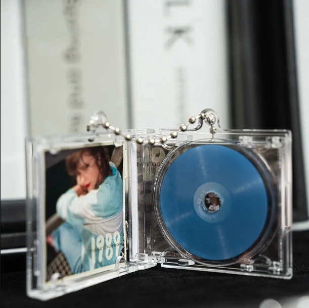 NFC Album NFC Album NFC Keychain CD Kiɗa Keykara Mini Cd Vinyn Hannle