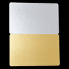 High Quality Silkscreen Glodern Silver PVC Plastic Bank Card