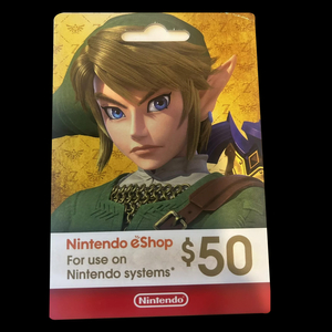 Different Top up Amounts Nintendo eShop Recoverable Paper Card