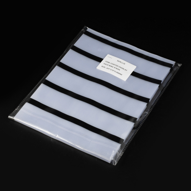 Coated Overlay With Magnetic Stripe-WallisPlastic