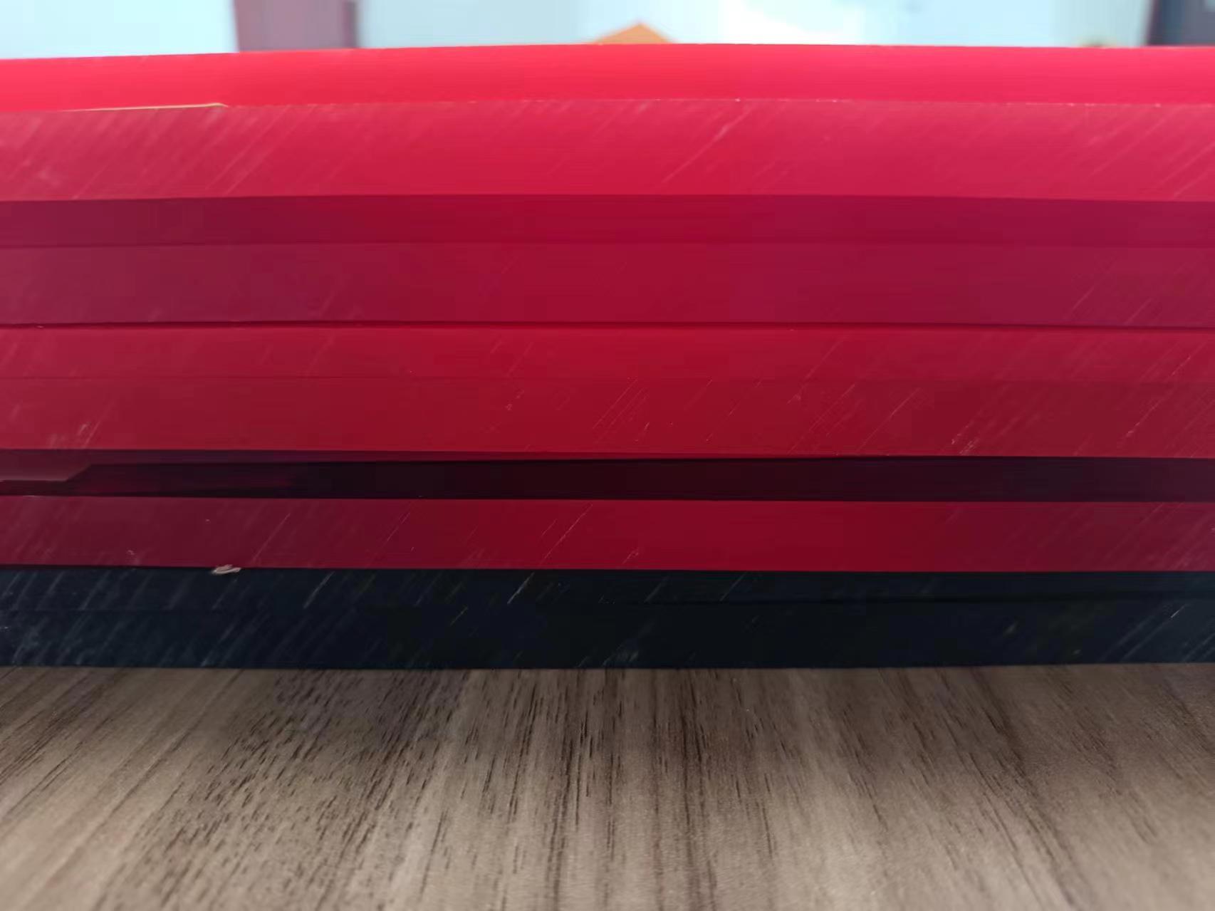 Customized Thickness Different Red Acrylic 100% Pure Raw Acrylic