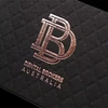 Custom Frosted Embossed Printed Metal Business Card