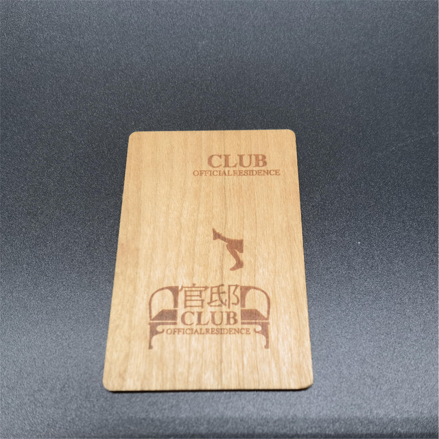 Hot Sale NFC Bamboo Card NTAG 216 Smart RFID Wood Card-WallisPlastic