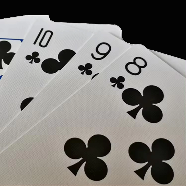 PVC Linen Finish Playing Cards