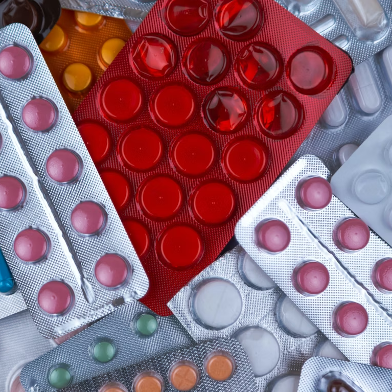 Colored PVC/PE Medical Blister Packaging