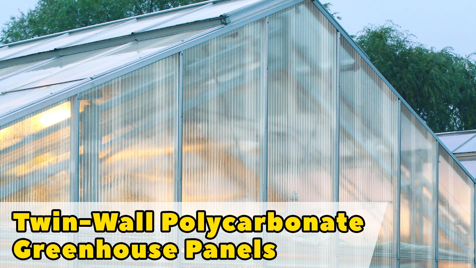 Twin Wall Polycarbonate Sheets