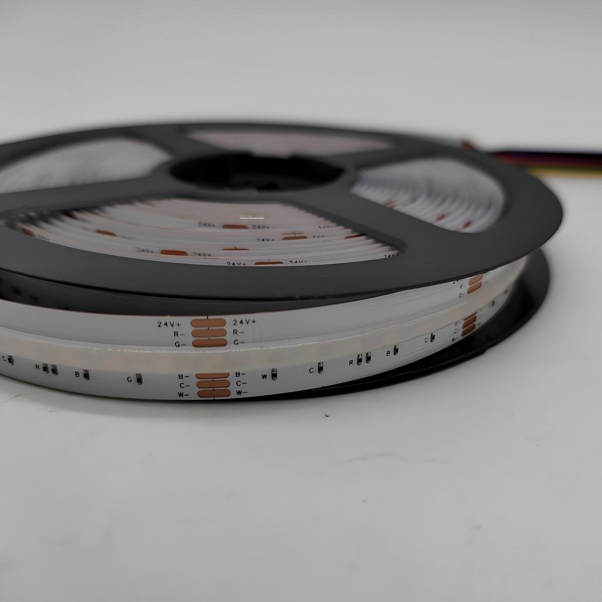 High lumen COB led strip light RGBWW full color 