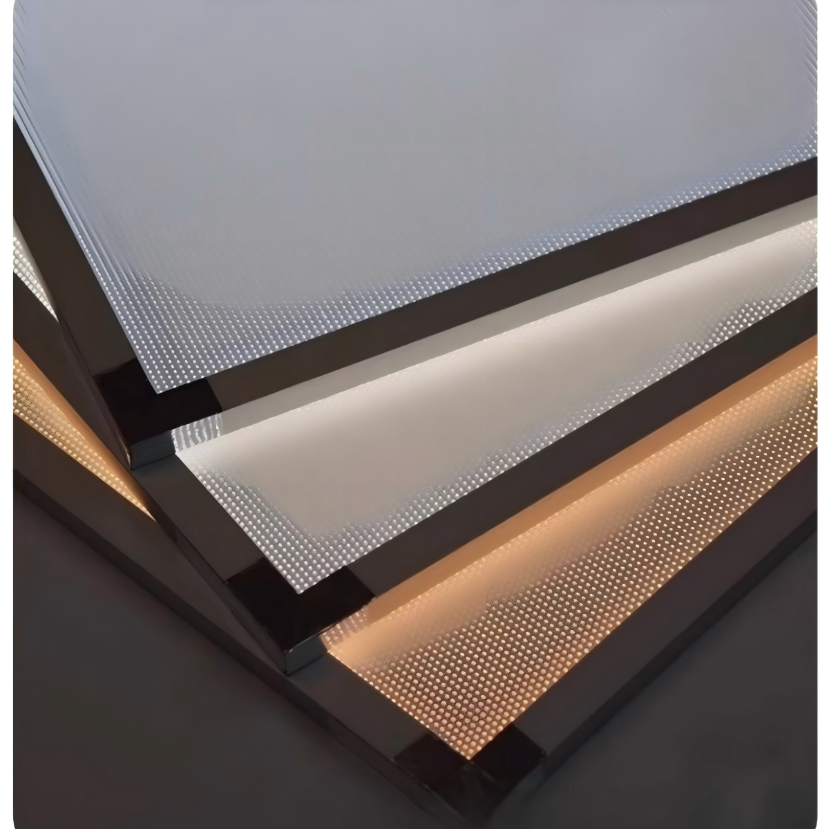 PMMA LGP acrylic light guide plate with laser dots for light box | Wallis Custom