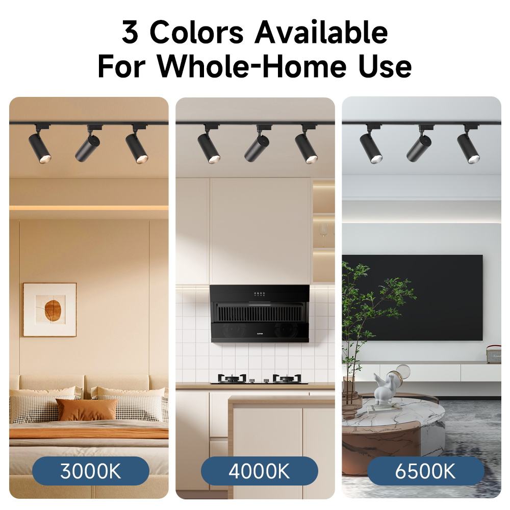 Different color tempature 