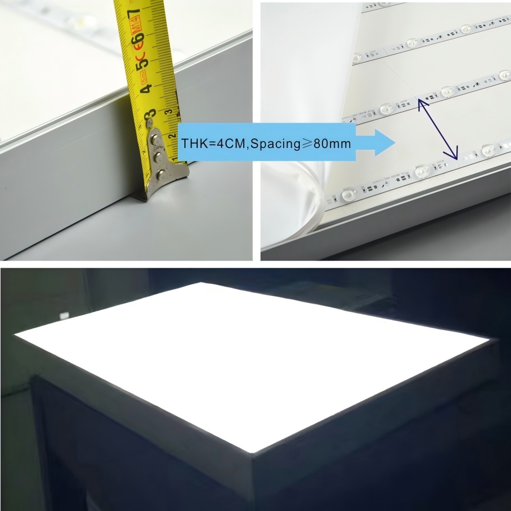 2835 SMD LED chips and PMMA optical lenses